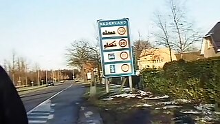 Dutch threesome in sauna