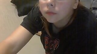 my sexy nerdy wife doing it again