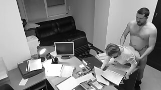 Seduction Of Office Secretary Caught On Hidden Security Cam